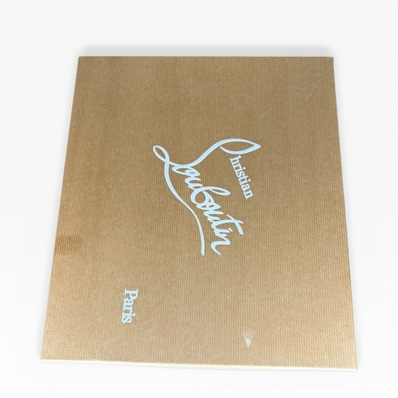 Christian Louboutin Black Leather Cutout Heeled Boots Size 38 - Picture 11 of 11